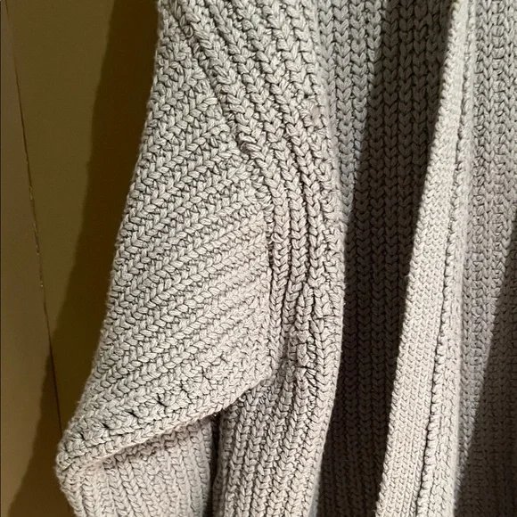 Free People Nightingale Cardi in Silver Gleam Sz M NWT - Picture 5 of 11